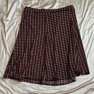 2000s Max Studio Red Polka Dot Skirt Size Small | Geometric Max Studio Skirt